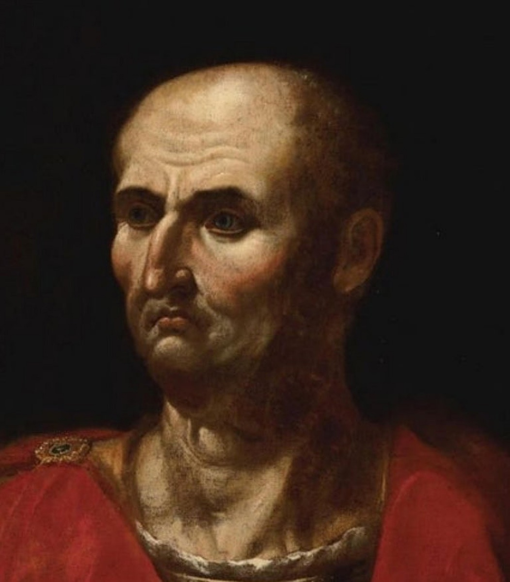17th Century Italian School. Portrait/bust Of Emperor Vespasian-photo-3