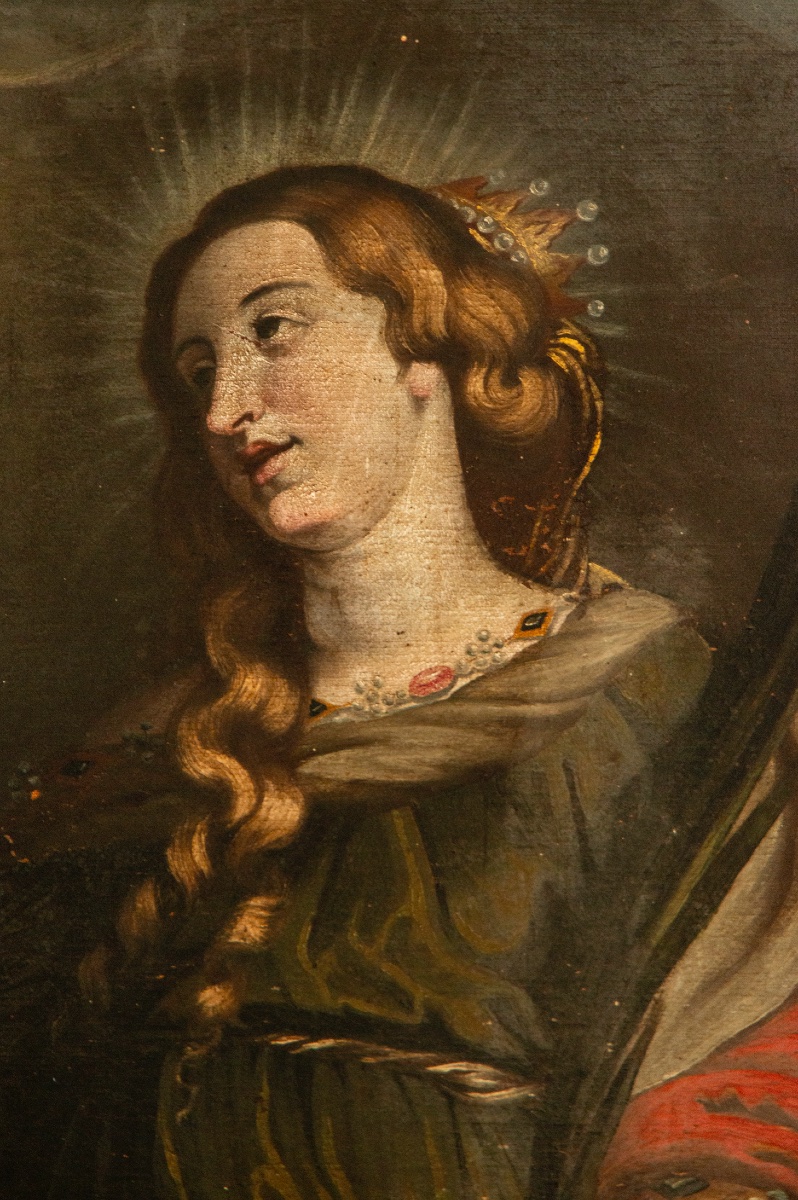 Pierre Paul Rubens (siegen 1577 - Anvers 1640) Entourage De Sainte Catherine d'Alexandrie-photo-3