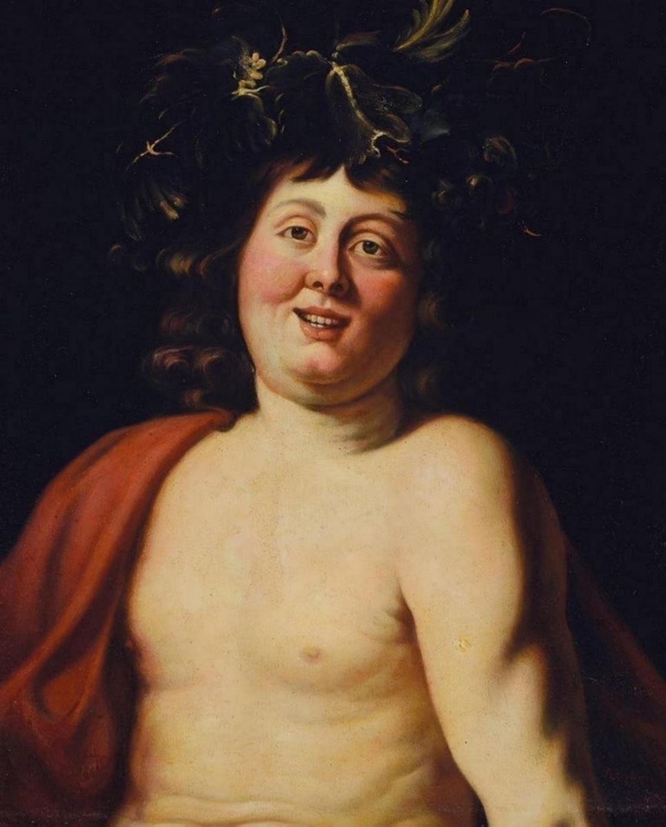 19th Century French School "half-portrait Of Dionysus" Signed-photo-3