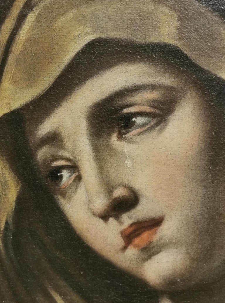 17th Century Italian School "the Virgin Of Sorrows"-photo-1