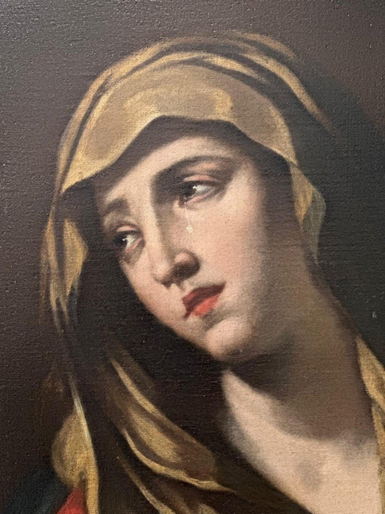 17th Century Italian School "the Virgin Of Sorrows"-photo-2