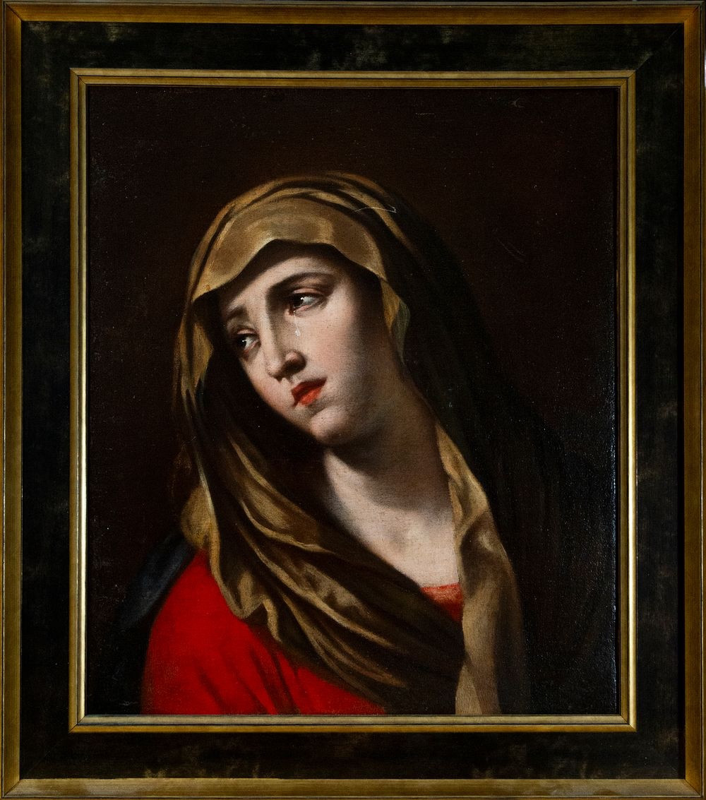 17th Century Italian School "the Virgin Of Sorrows"