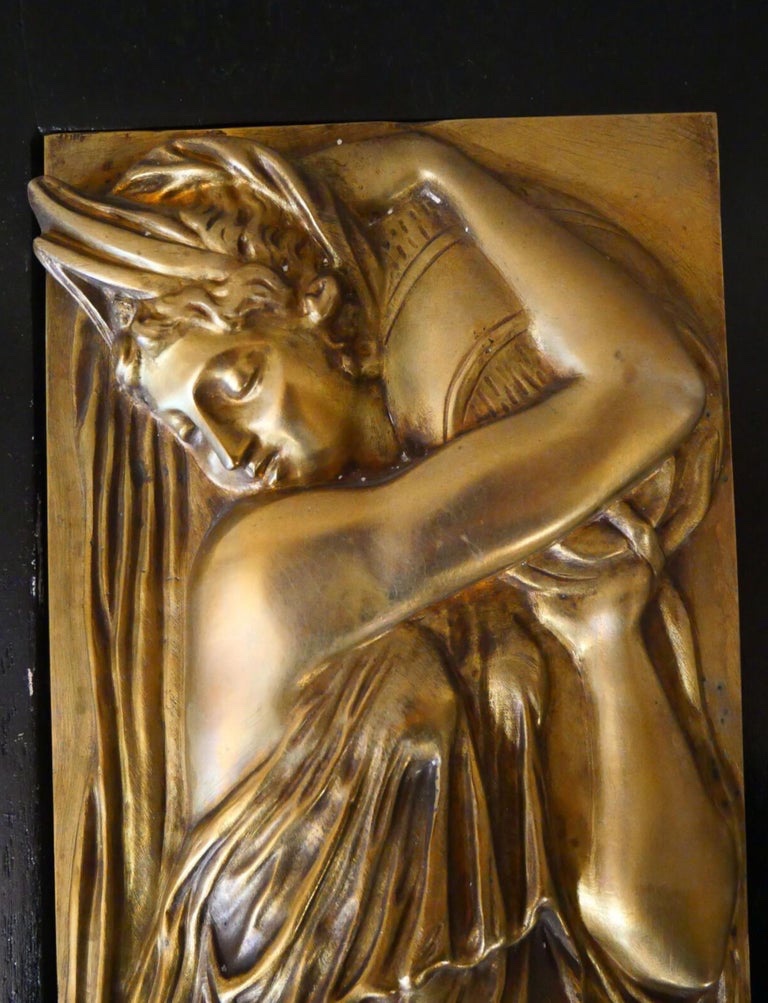 "the Nymphs Of The Fountain" Bronze Art Deco Early 20th Century-photo-1