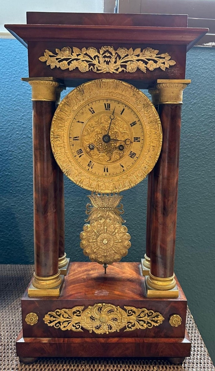 Napoleon III Clock, Empire, France, 19th Century-photo-4