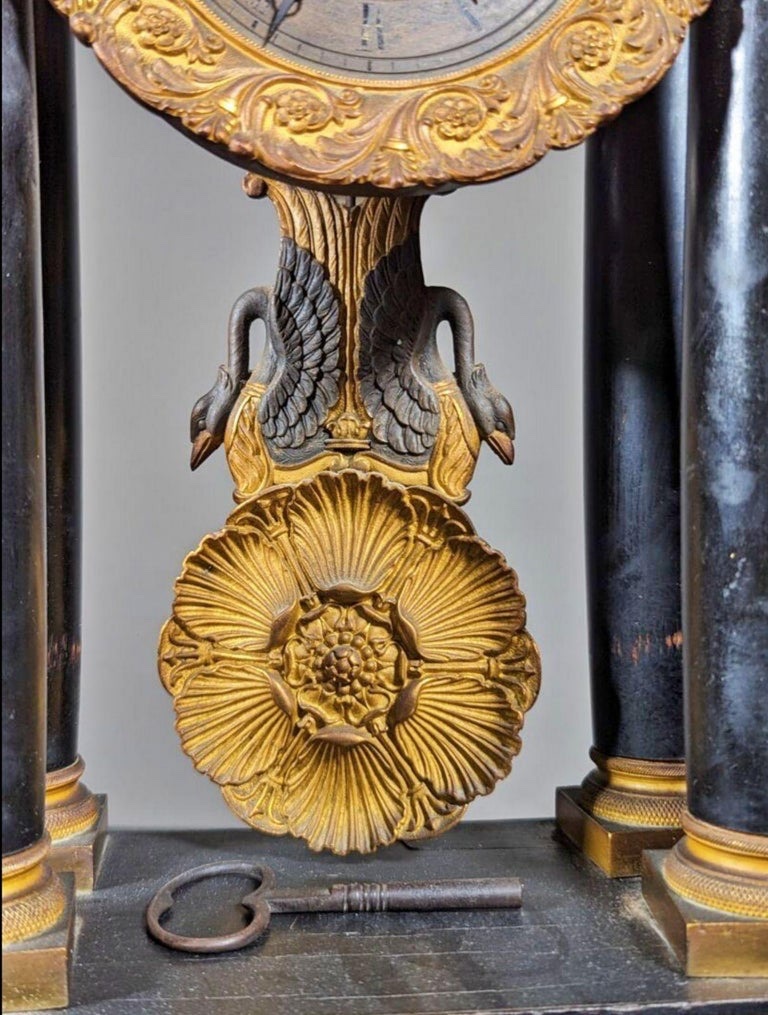 Napoleon III Empire Clock, 19th Century-photo-3