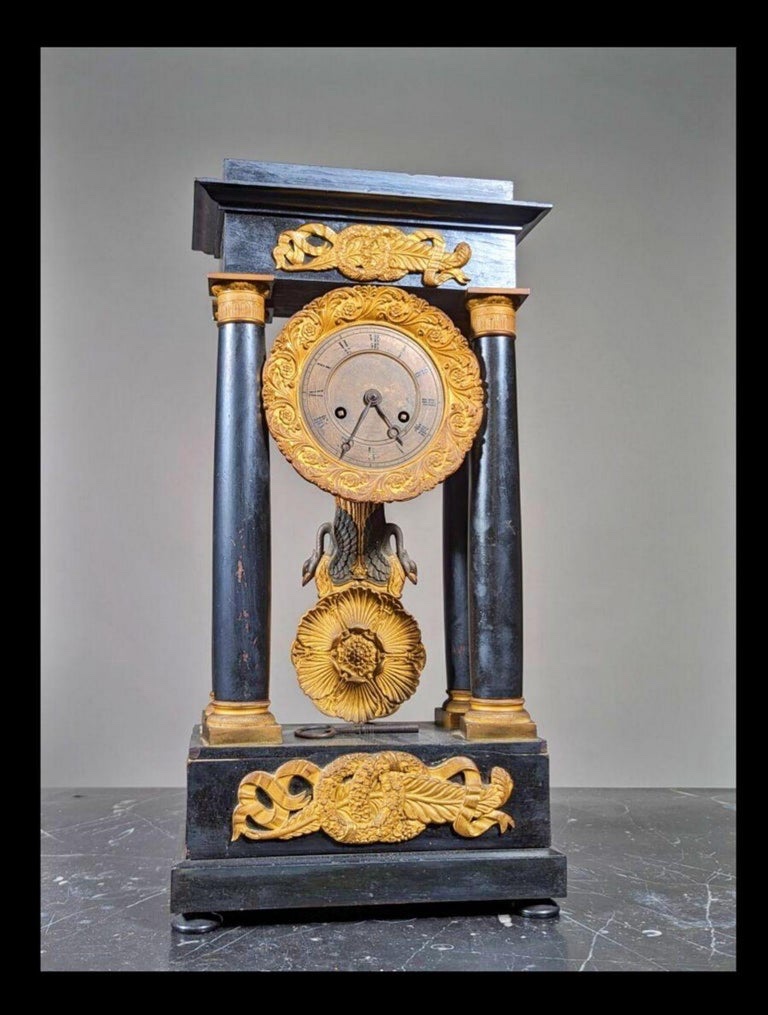 Napoleon III Empire Clock, 19th Century-photo-4
