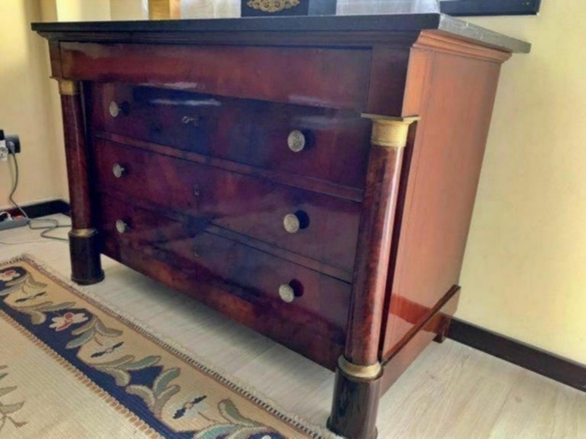 Commode Empire, France, Napoléon III, XIXe Siècle-photo-4