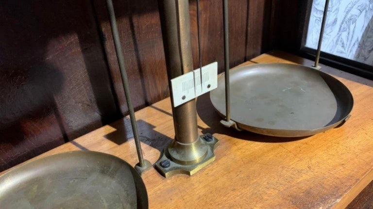 19th Century Pharmacy Scales.-photo-1