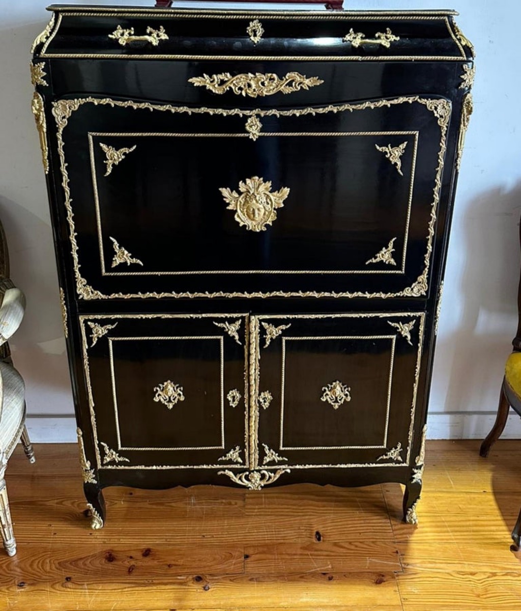Secrétaire « à Abattant » Napoléon III Français, XIXe Siècle-photo-2