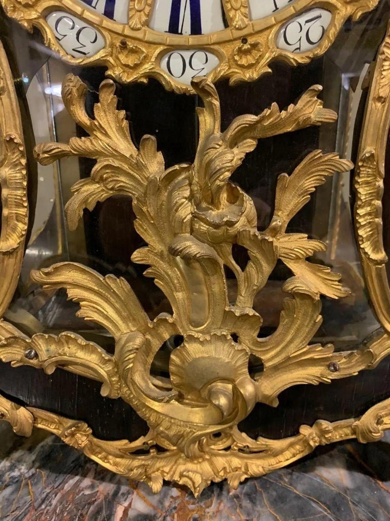 Horloge De Table Française, Vers 1760 « CHARLES BALTAZAR / À PARIS » RESTAURATION COMPLÈTE-photo-3