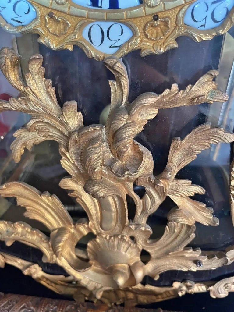 Horloge De Table Française, Vers 1760 « CHARLES BALTAZAR / À PARIS » RESTAURATION COMPLÈTE-photo-6