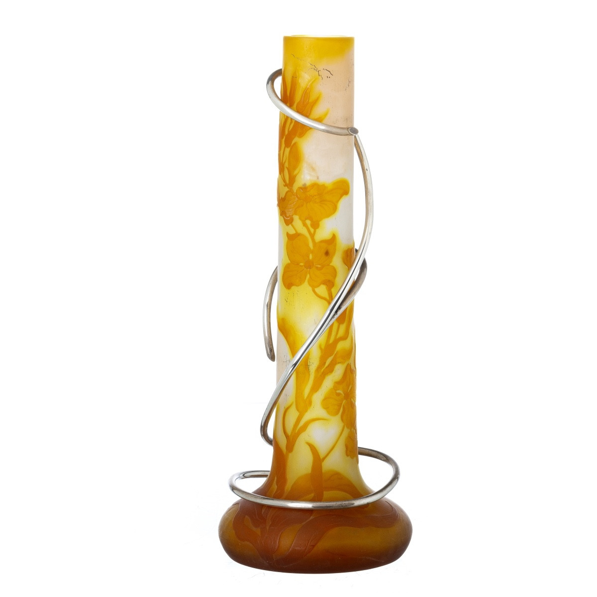 émile Gallé (1846-1904) “jar”. French Art Nouveau. Signed
