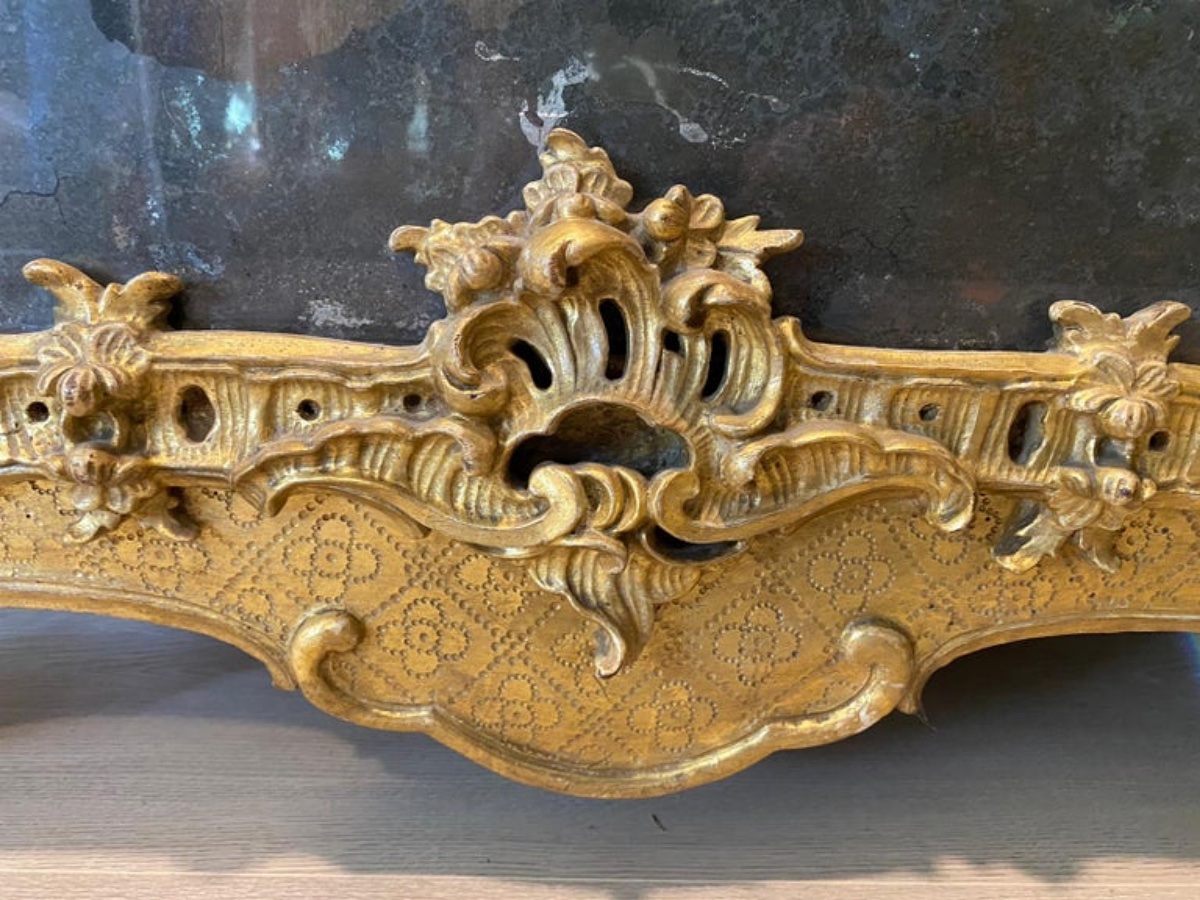 French Mirror And Console Dating From 1760/70, 18th Century-photo-6