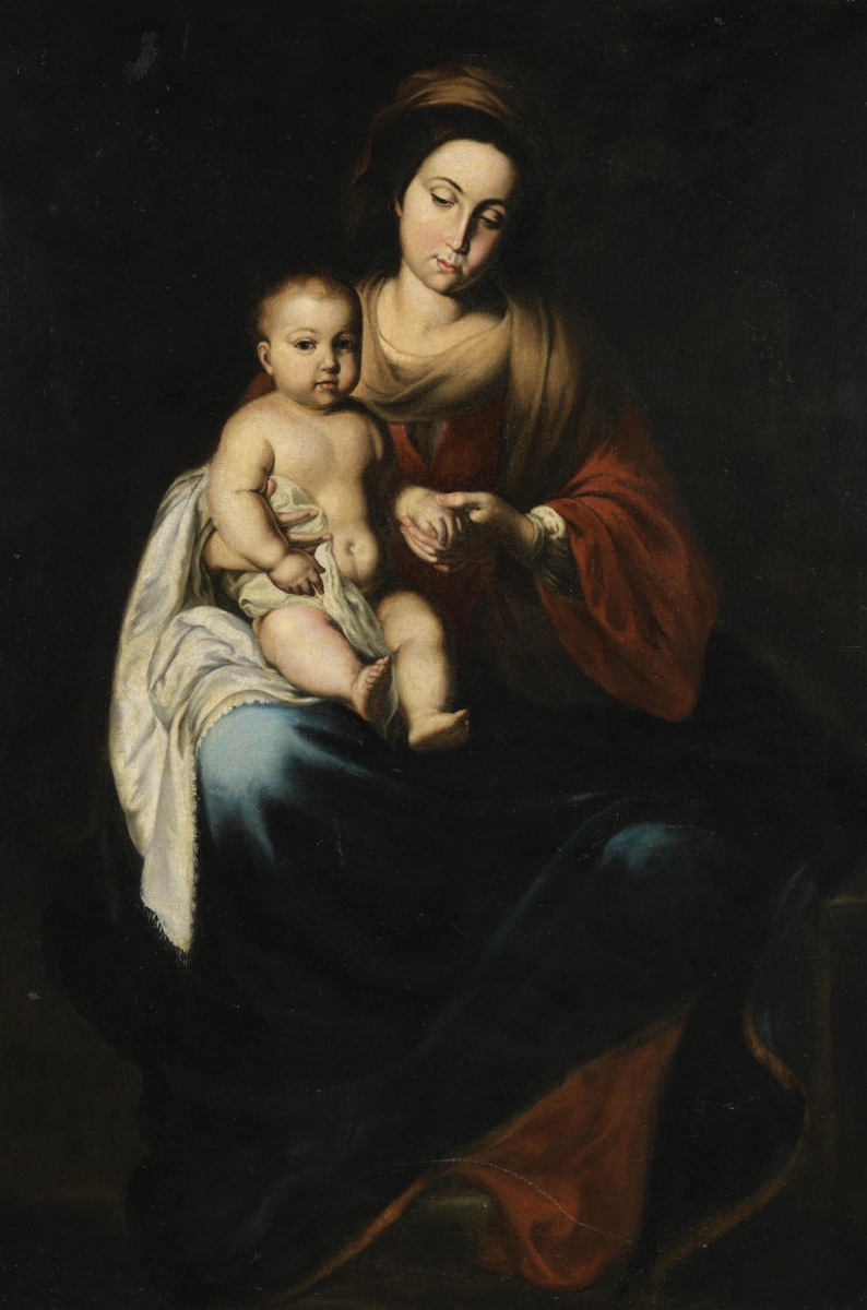 Cercle Esteban Murillo « La Vierge à l'Enfant » XVIIem Siecle