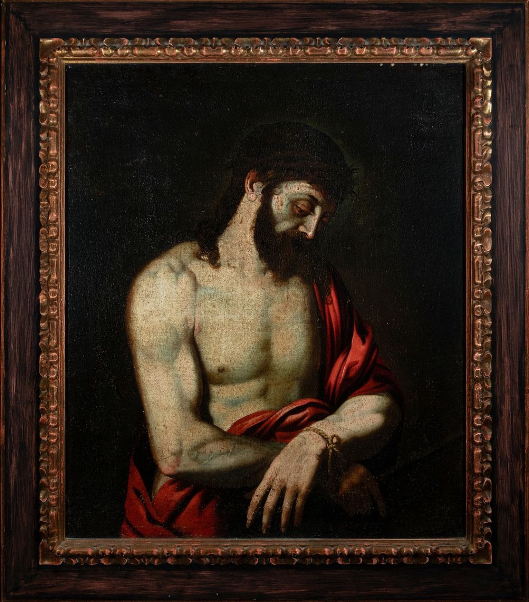  « Ecce Homo » de Tiziano Vecellio, Cercle du XVIIe siècle-photo-5