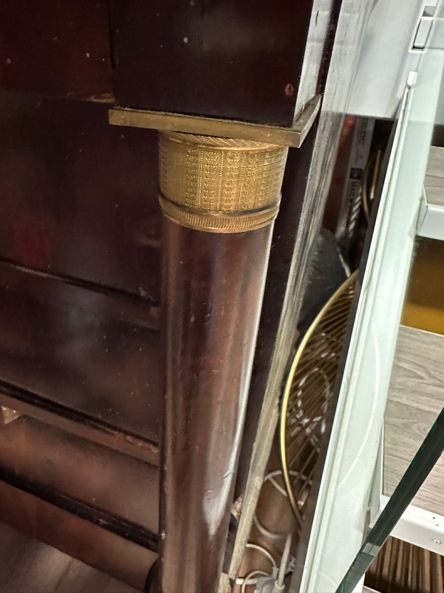 19th Century Napoleon III Empire Chest Of Drawers To Be Restored-photo-3