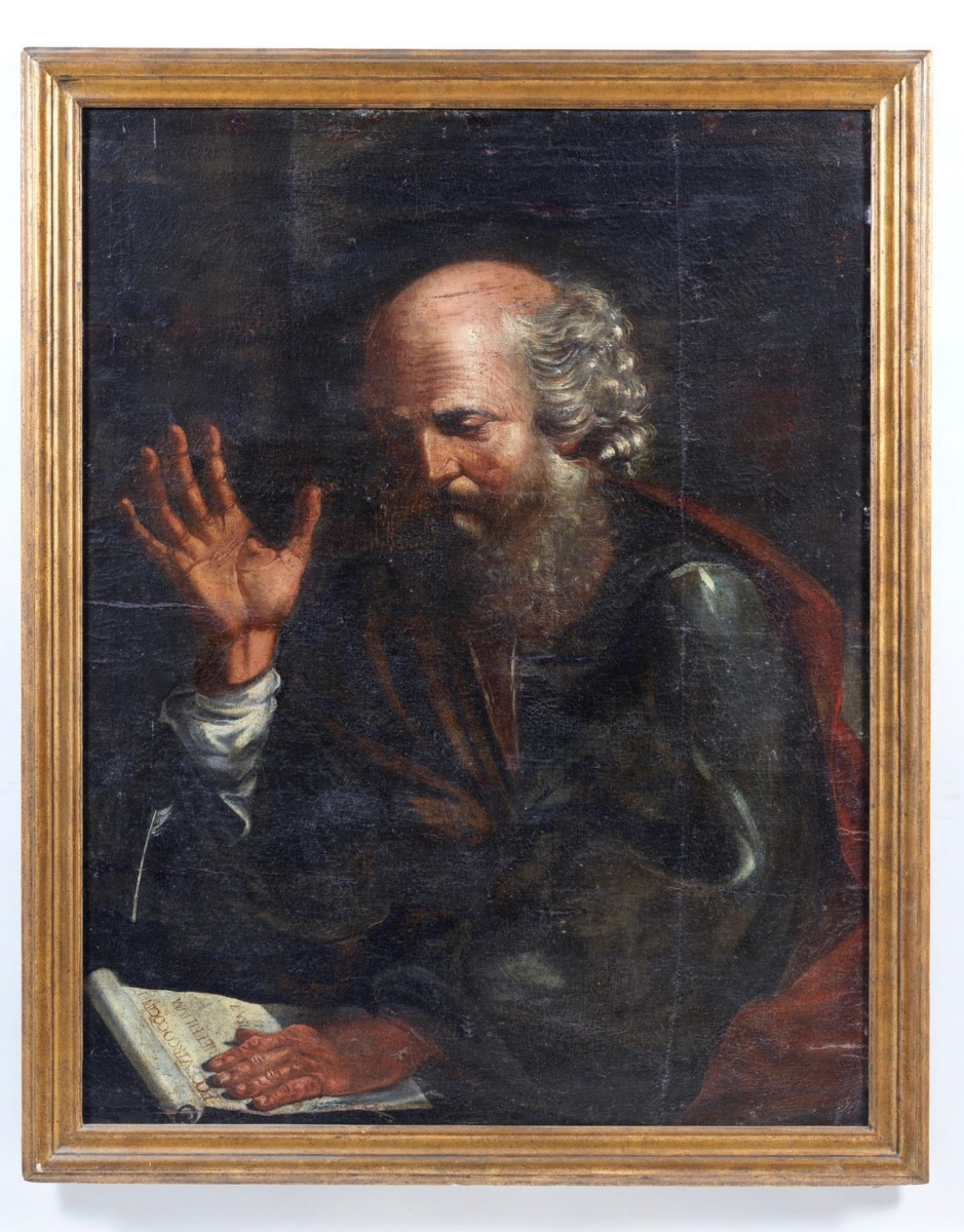 École Italienne du XVIIe siècle « Saint Matthieu »