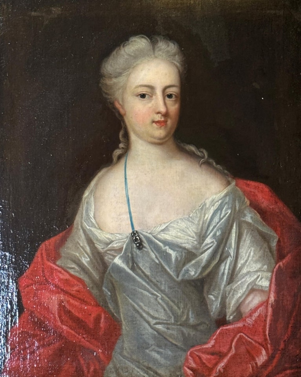 Portrait Of Maria Theresa Of Austria, Queen Consort Of France, 17th Century-photo-1