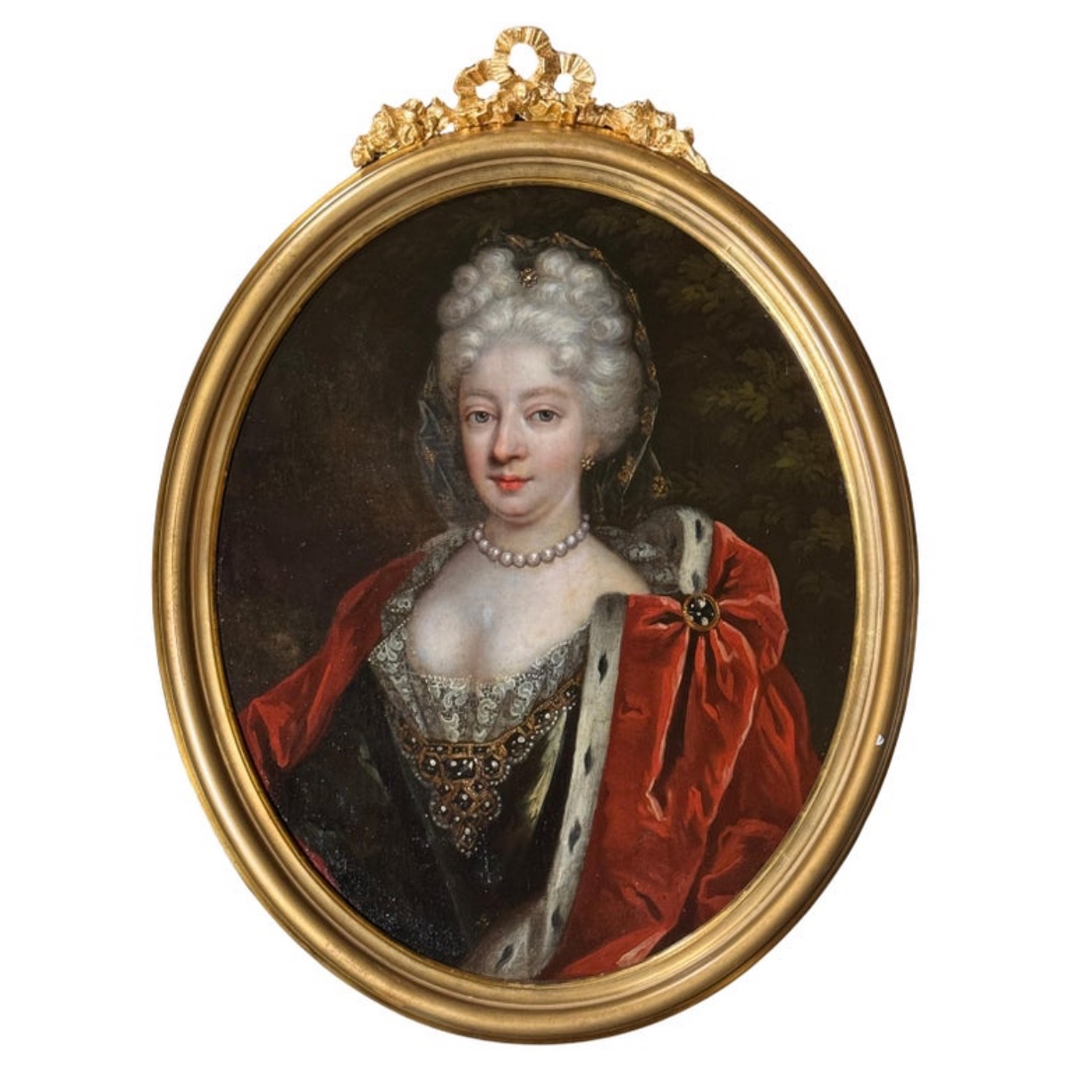 Portrait Of Isabella Farnese, Queen Consort Of Spain, 18th Century