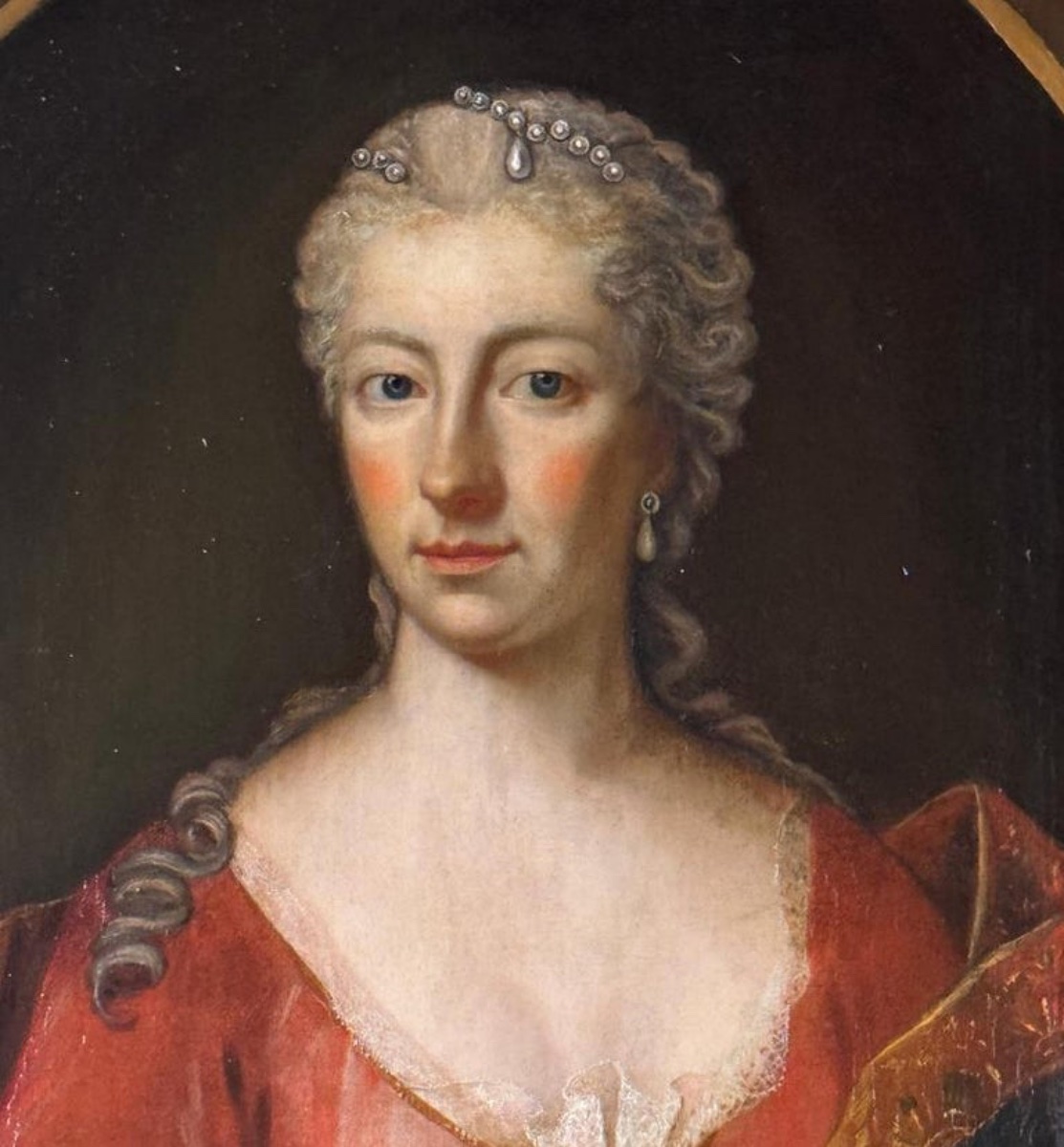 Portrait Of A German Lady In Oil, Central European School, 18th Century-photo-3