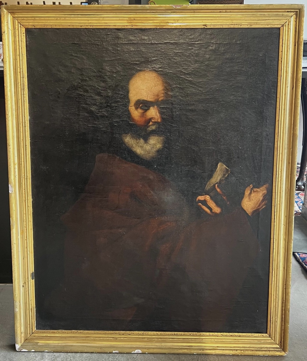 Circle Of Jusepe De Ribera (1588/91-1652) “saint Peter, 17th Century”-photo-3