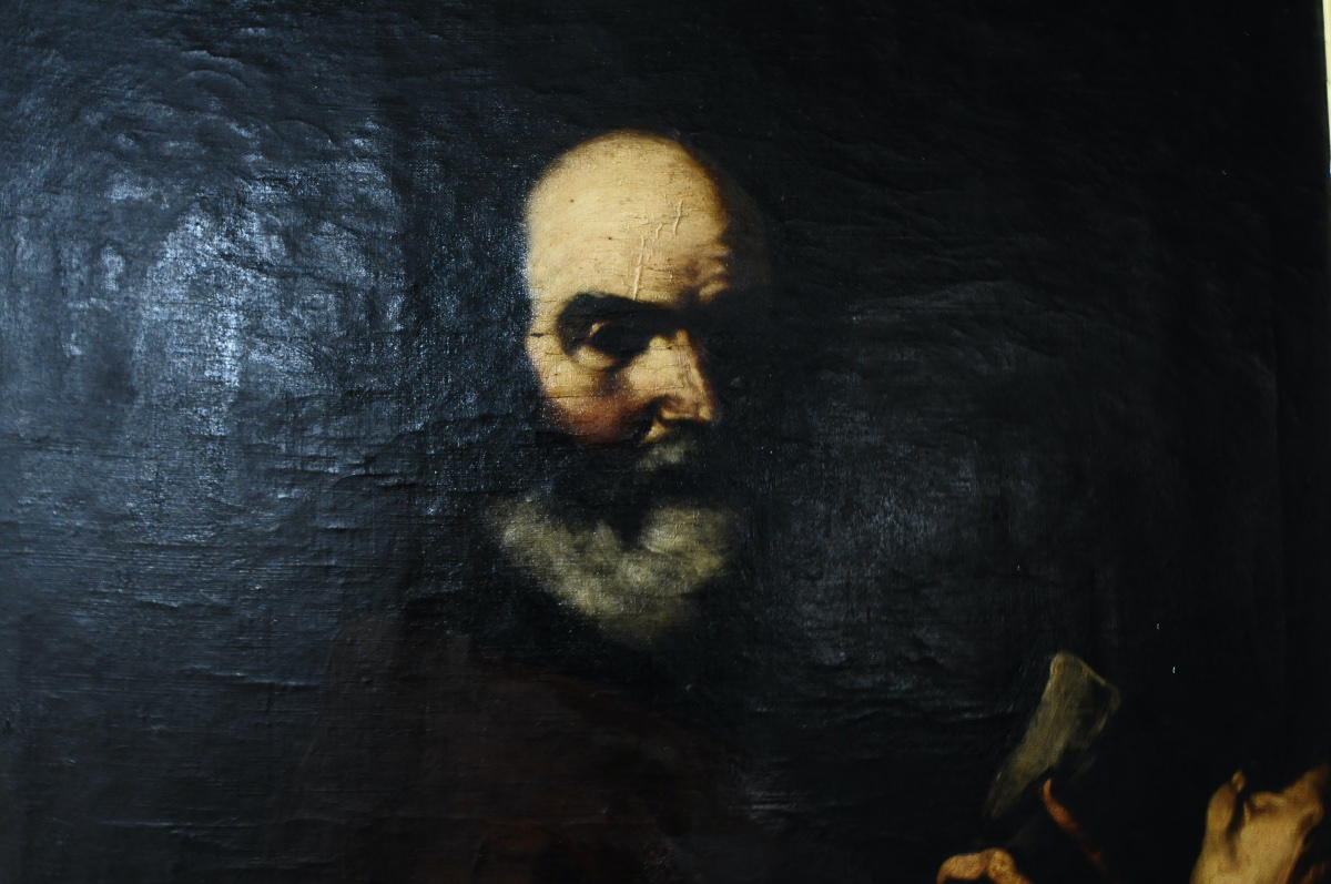 Circle Of Jusepe De Ribera (1588/91-1652) “saint Peter, 17th Century”-photo-1