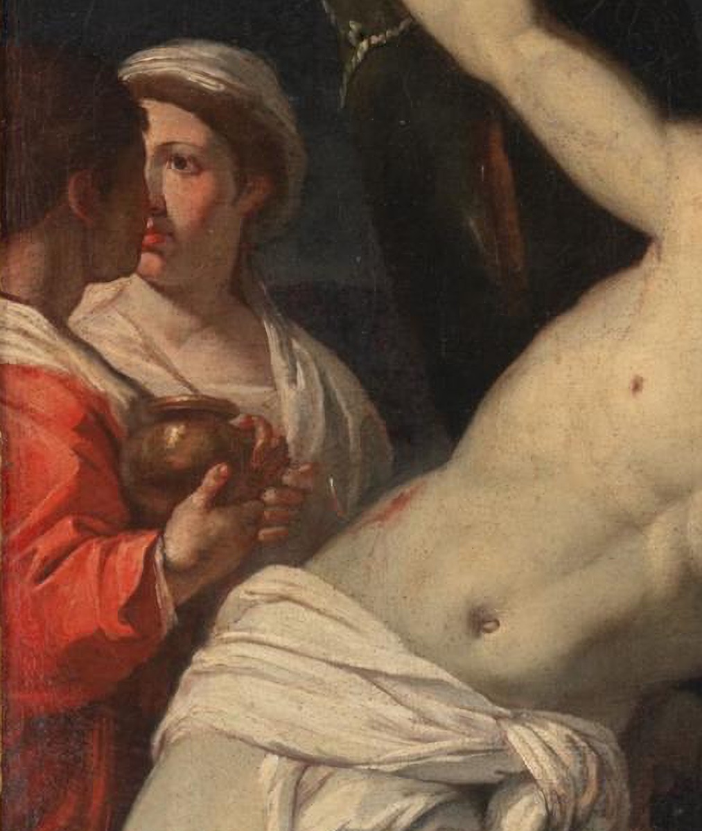 Angelo Caroselli [attributed To], Saint Sebastian And Saint Irene. 1615-1652. Oil On Canvas.-photo-3