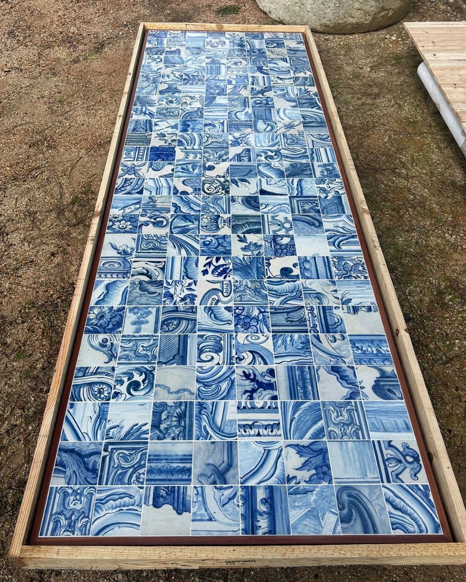 Tabletop, Portuguese Faience Panel (17th/18th Century)-photo-1