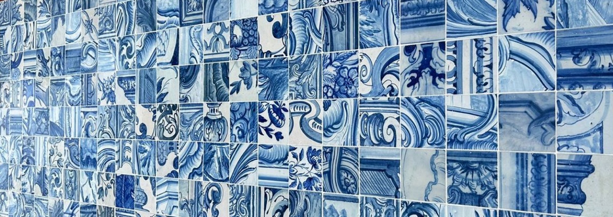 Tabletop, Portuguese Faience Panel (17th/18th Century)