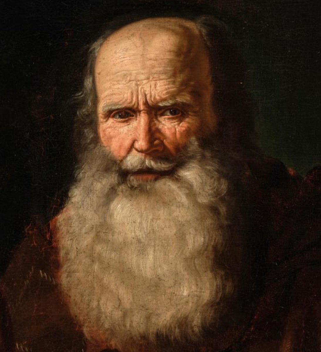 Attribué à Balthasar Denner (Hambourg, 1685–1749, Rostock) « Portrait d'Antonius Abbas »-photo-3