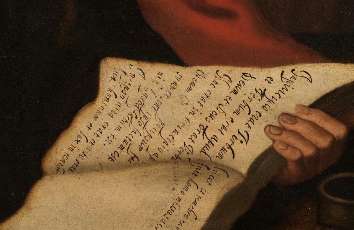 École Florentine du XVIIe siècle - Saint Jean l'Évangéliste-photo-3