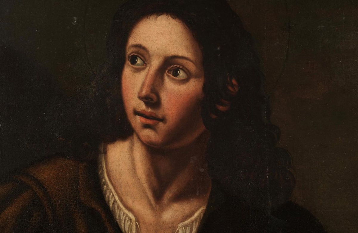 École Florentine du XVIIe siècle - Saint Jean l'Évangéliste-photo-1