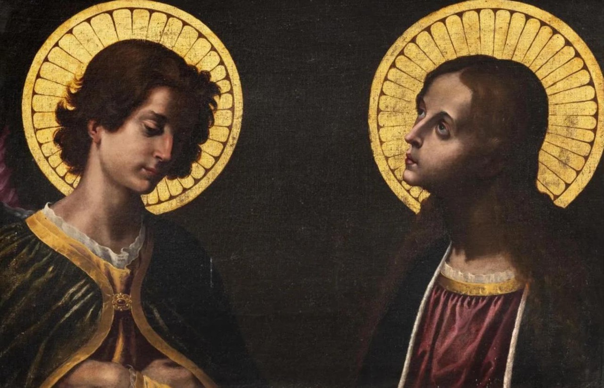 Florentine Painter, 17th Century, "the Annunciation"-photo-4