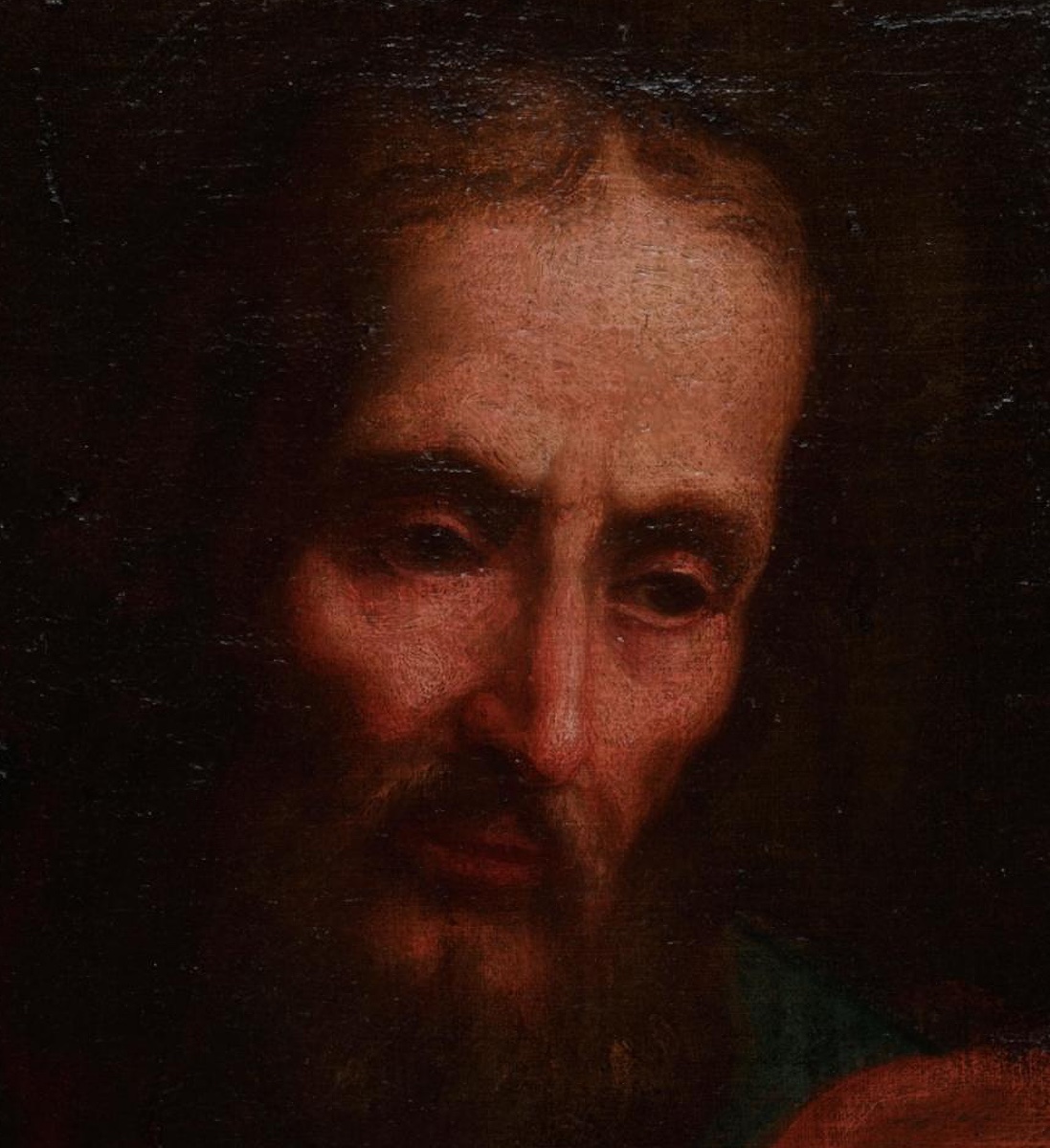 École Italienne, XVIIe siècle, « Apôtre »-photo-3