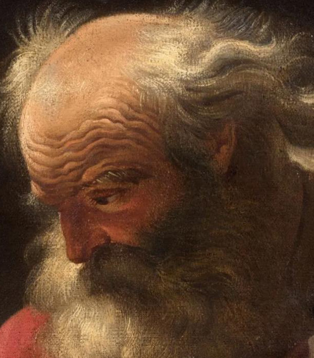 École Française, vers 1740, disciple de Nicolas de Largillière, « Saint Jérôme »-photo-4