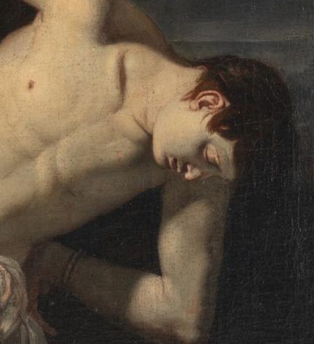 Attribué à Angelo Caroselli, "Saint Sébastien et Sainte Irène " (1615-1652)-photo-2