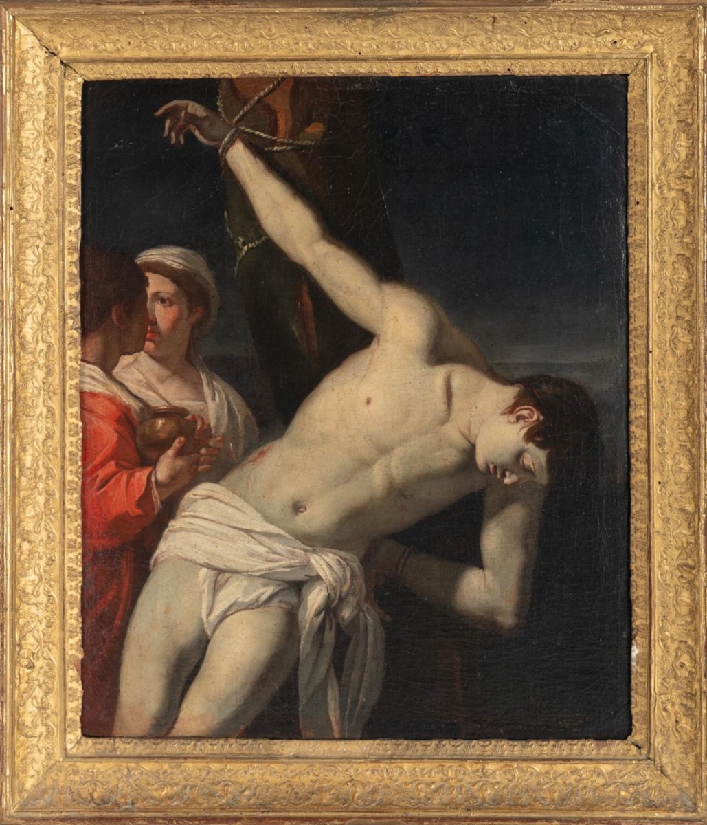 Attribué à Angelo Caroselli, "Saint Sébastien et Sainte Irène " (1615-1652)