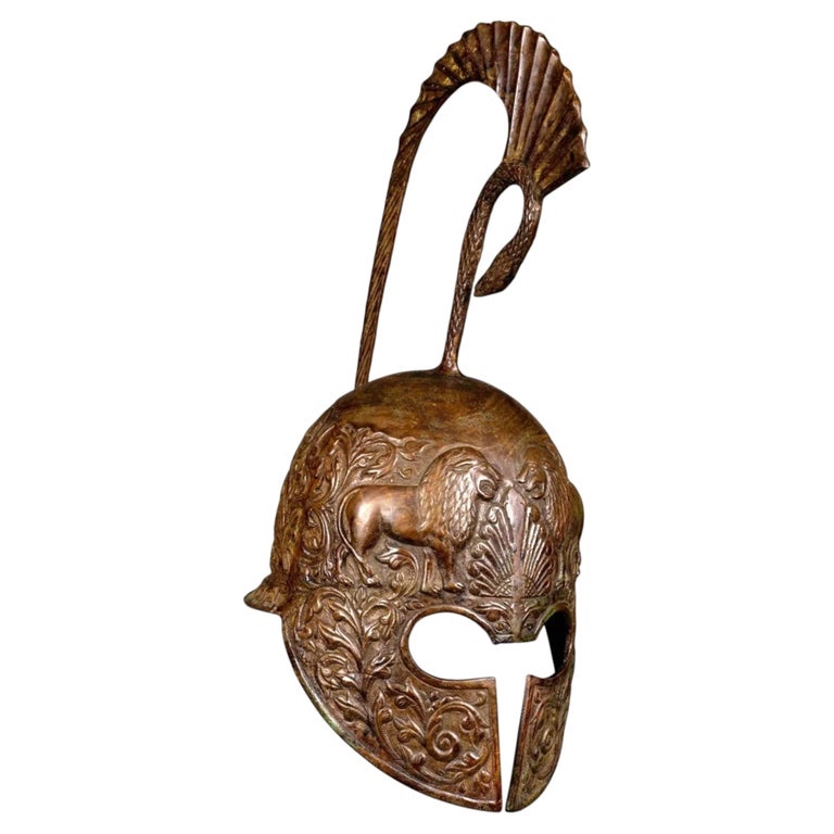 Casque Gréco-Romain Ancien  en Bronze