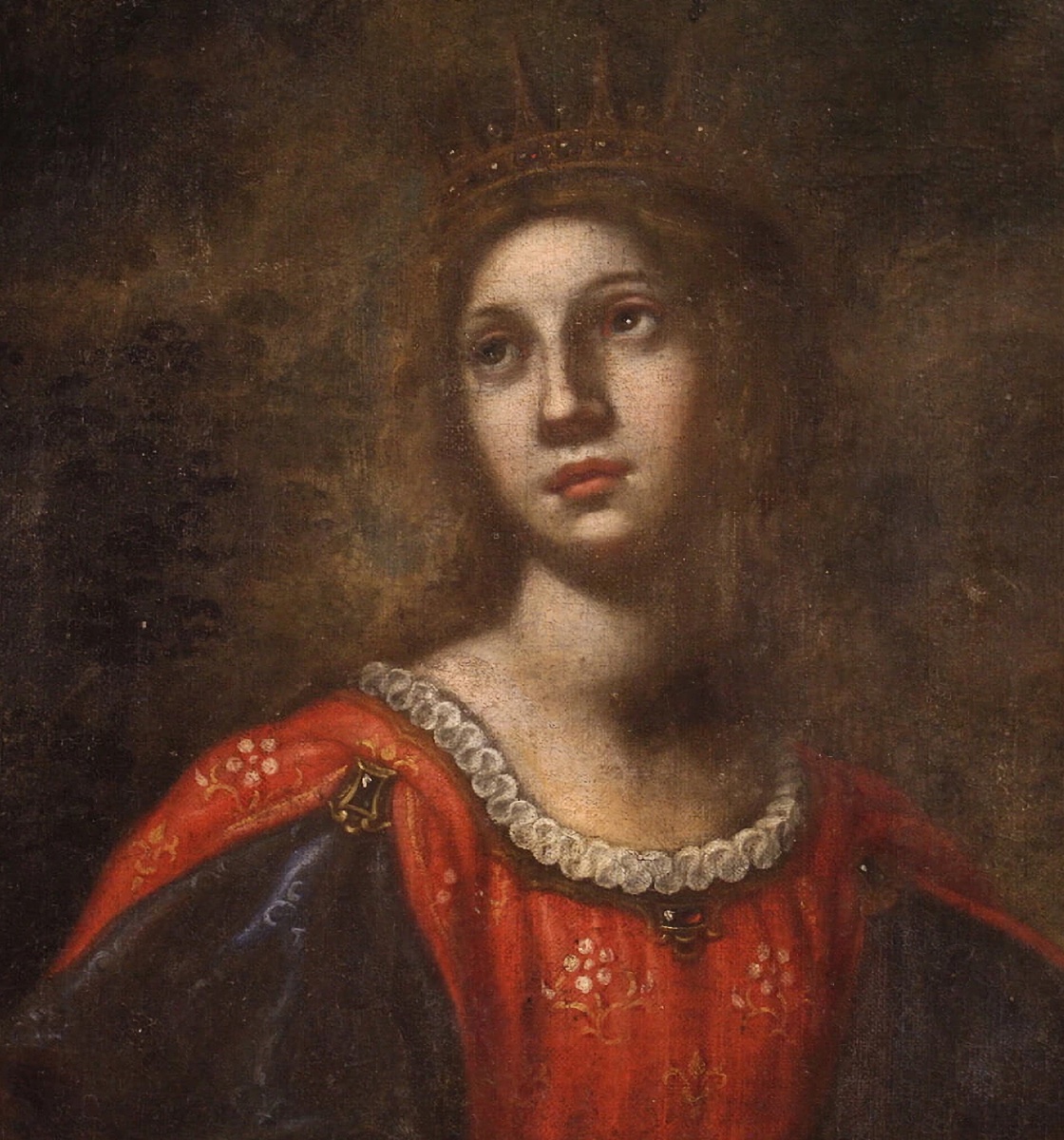 Francesco Curradi, Moïse sauvé des eaux, huile sur toile, première moitié du XVIIe siècle-photo-4