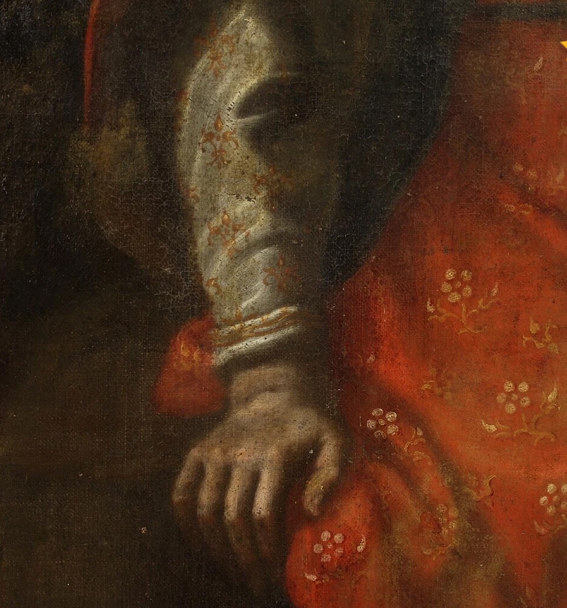 Francesco Curradi, Moïse sauvé des eaux, huile sur toile, première moitié du XVIIe siècle-photo-3