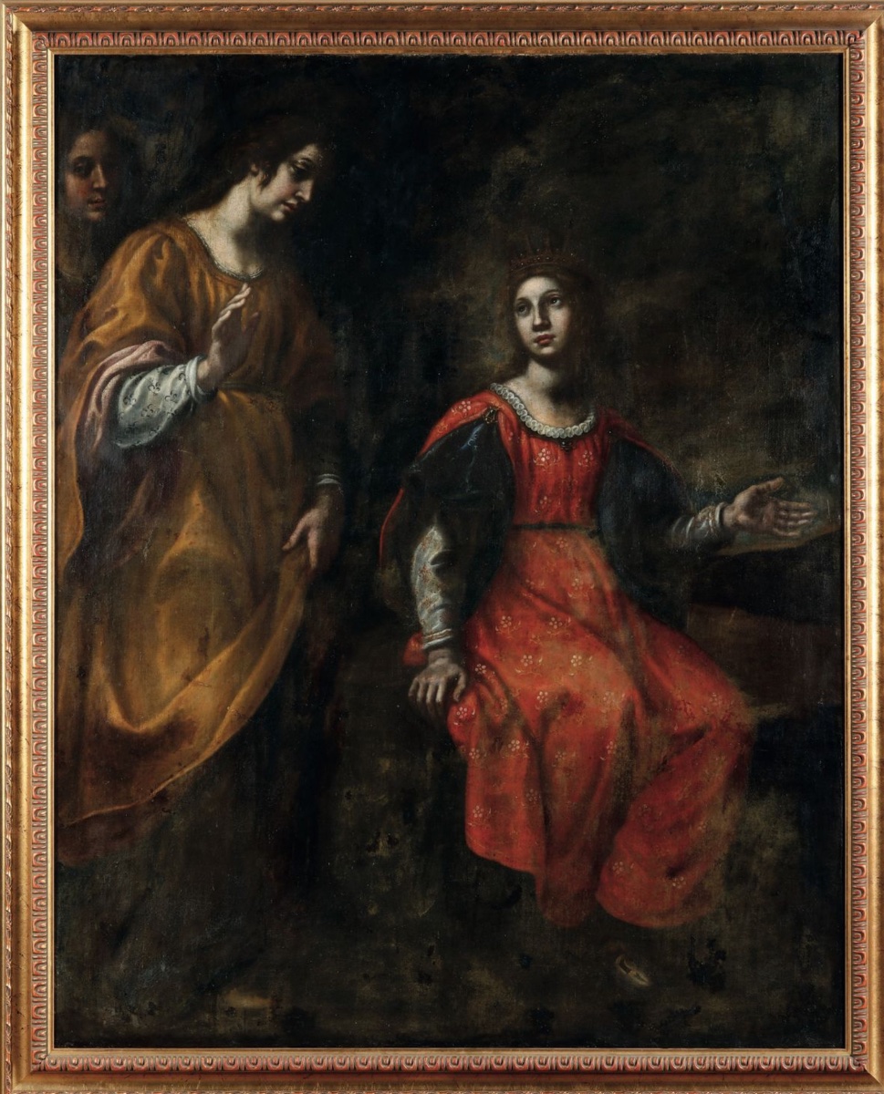 Francesco Curradi, Moïse sauvé des eaux, huile sur toile, première moitié du XVIIe siècle