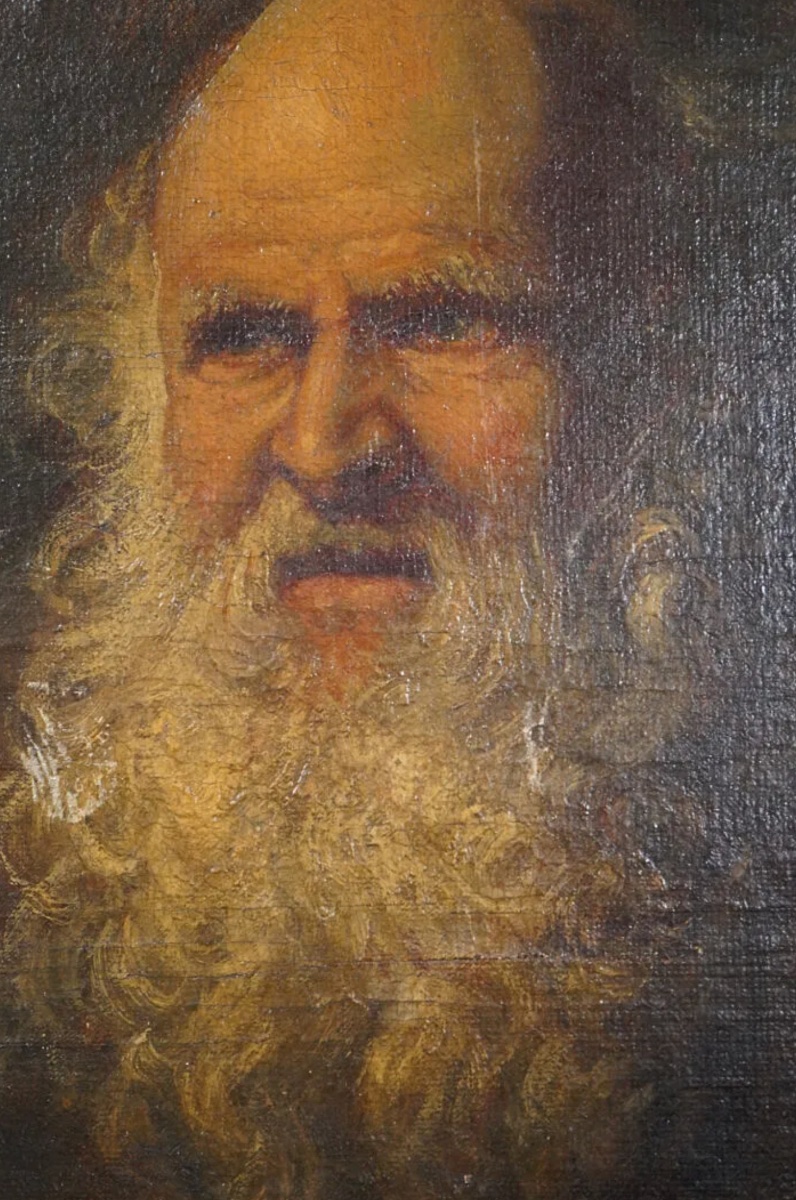École flamande, fin du XVIIIe siècle. École de Pierre Paul Rubens. « Portrait d'un homme barbu -photo-3