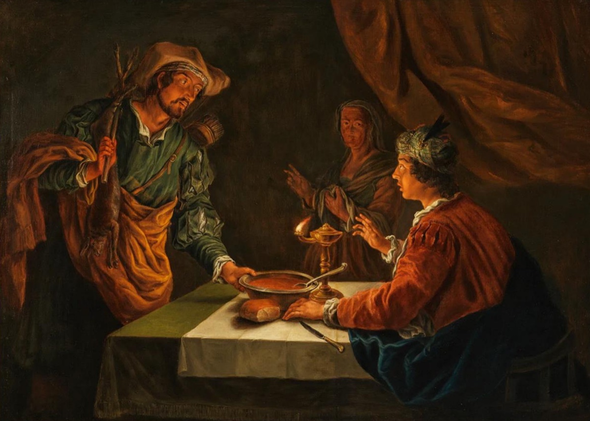 Matthias Stom (stomer), "esau Sells His Birthright To Jacob For A Bowl Of Lentils"-photo-1