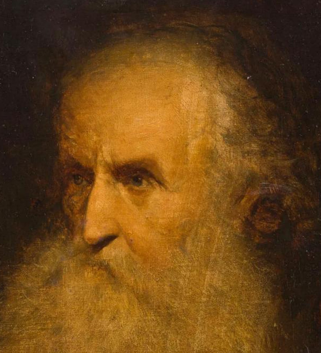 Salomon Konick (19th-century Artist)  Portrait Of An Old Man -photo-2
