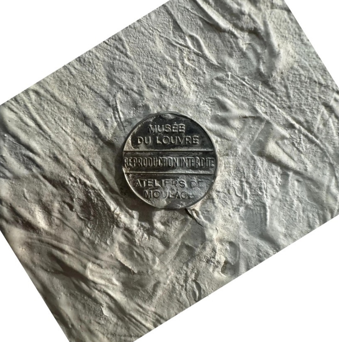 BAS-RELIEF DU LOUVRE : LA CHASSE D'ASSURBANIPAL – BAS-RELIEF ASSYRIEN EN GYPSE ​​(NINIVE, 1900)-photo-3