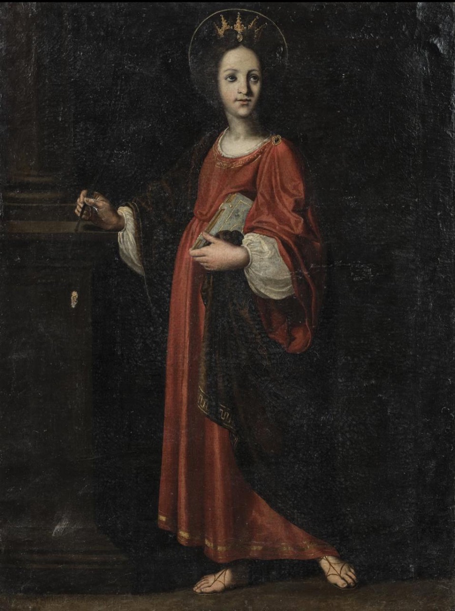 17th-century Florentine School, “saint Catherine Of Alexandria”