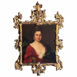 Portrait de la Princesse de Ruspoli, début du XVIIIe siècle, Ecole Italienne