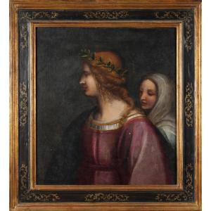 École florentine, XVIIe siècle, « Jeune homme et dame »
