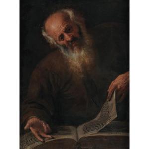 17th-century Neapolitan School, “portrait Of A Philosopher”