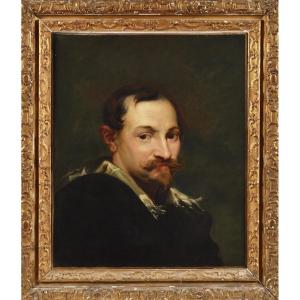 Antoine Van Dyck (1599–1641), Late 17th-century Circle, “portrait Of The Painter Jan Wildens”